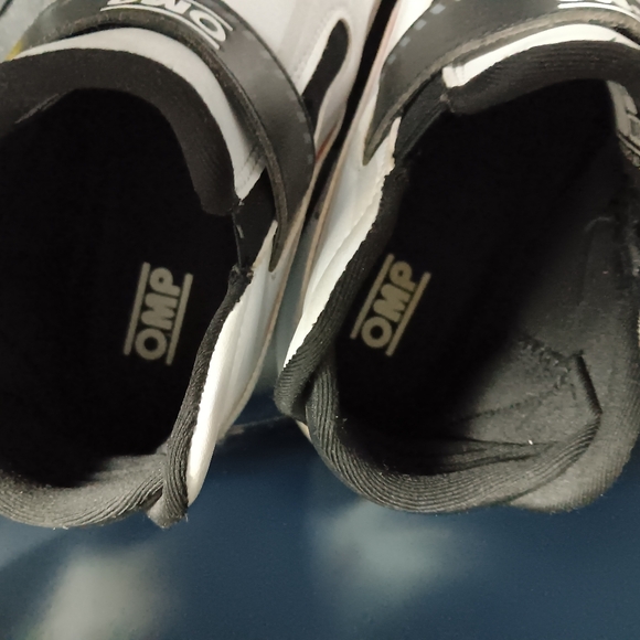 OMP Racing Shoes in Black and White main image 4